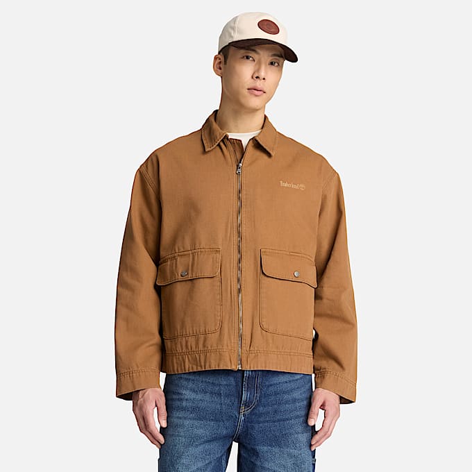 Mens Canvas Jacket TBL Dark Wheat ALT1