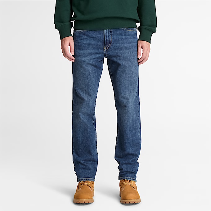 Mens Straight Denim Pant TBL Slate Blue ALT1