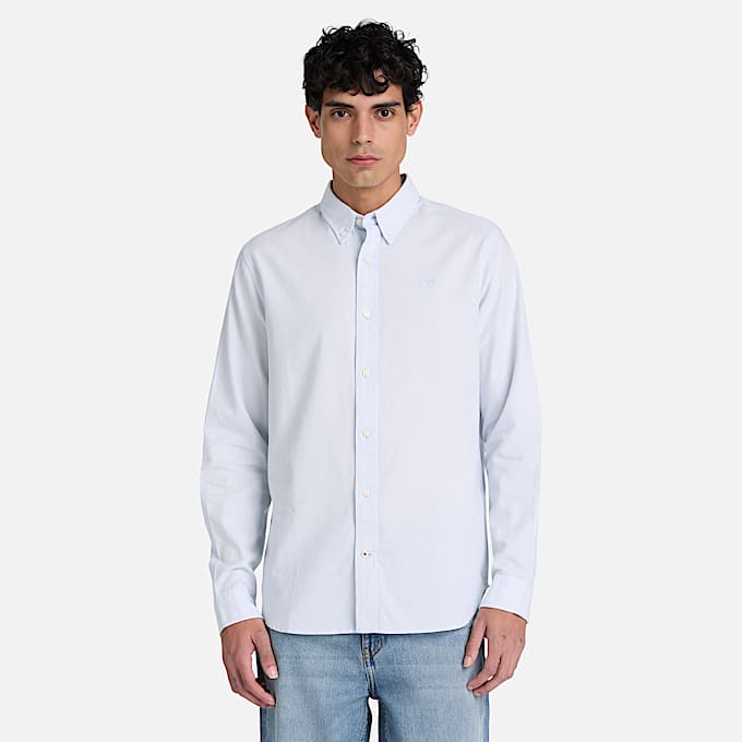 Chemise oxford Gale River pour hommes TBL Voie cleste ALT1
