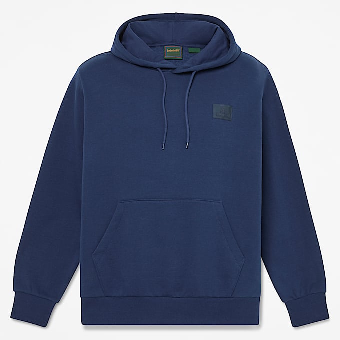 Mens Silicon Badge Hoodie TBL Dark Navy HERO
