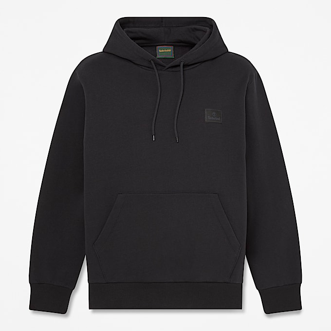 Mens Silicon Badge Hoodie TBL Black HERO