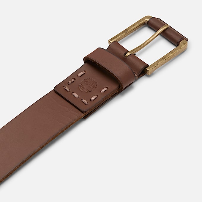 Mens Cahill Leather Belt TBL Brown ALT1