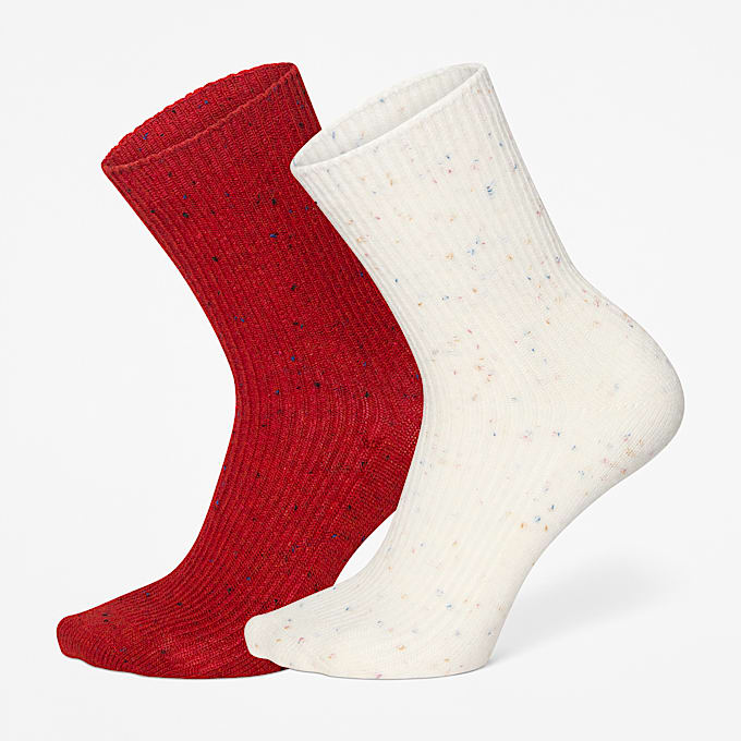 Speckled 2Pack Crew Sock TBL White HERO