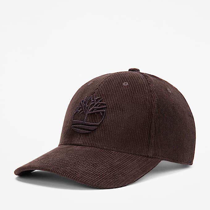 Gorra de bisbol de pana TBL Marrn muy oscuro HERO