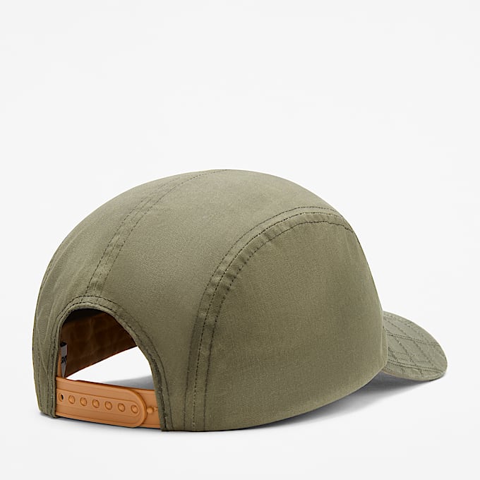 Mens Waxed Canvas Camp Hat TBL Leaf Green ALT1