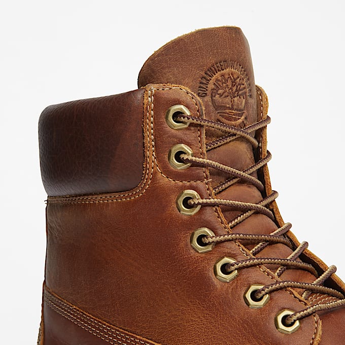 Mens Timberland Premium 6Inch Waterproof Heritage  Boots TBL Medium Brown Nubuck ALT7