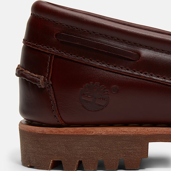 Mocasines Authentic Kiltie de Timberland para Mujer TBL Piel de grano entero Borgoa ALT8