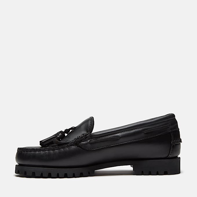 Mocasines Authentic Kiltie de Timberland para Mujer TBL Piel de grano entero negro ALT6