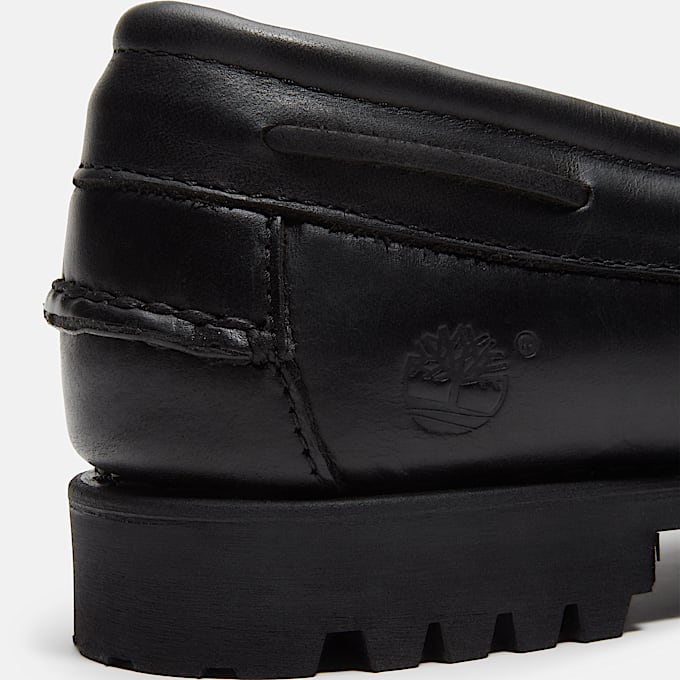 Mocasines Authentic Kiltie de Timberland para Mujer TBL Piel de grano entero negro ALT8
