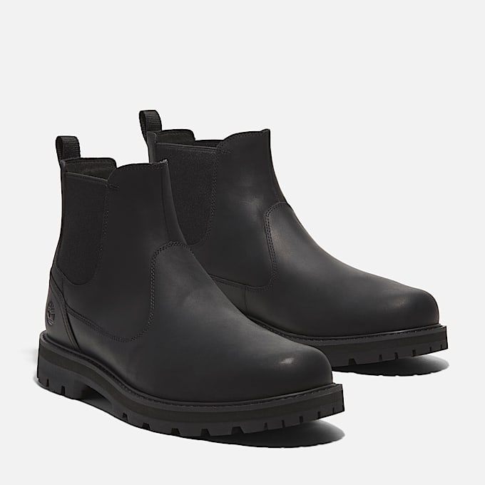 Mens Britton Road Chelsea Boot TBL Black FullGrain ALT4