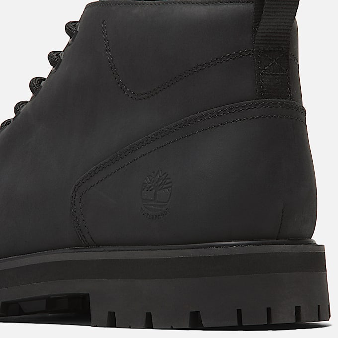 Mens Britton Road Waterproof Chukka Boot TBL Black FullGrain ALT7