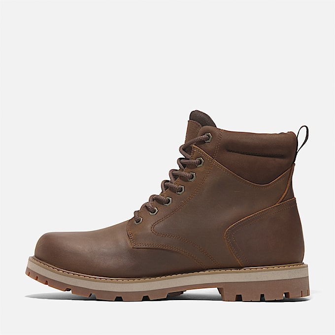Mens Britton Road Mid LaceUp Waterproof Boot TBL Rust FullGrain ALT6