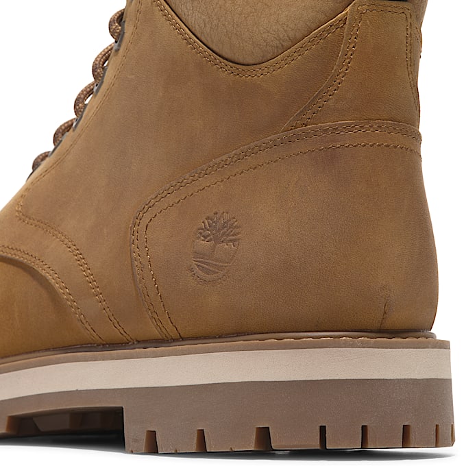 Botte lace impermable Britton Road tige mihaute pour hommes TBL Cuir pleine fleur bl ALT7