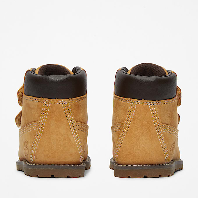 Botas con velcro Pokey Pine para Nios pequeos TBL Nobuck color trigo ALT5