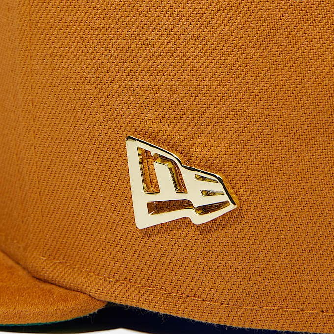 Timberland x New Era Braves Fitted Baseball Cap TBL Wheat Braves ALT2