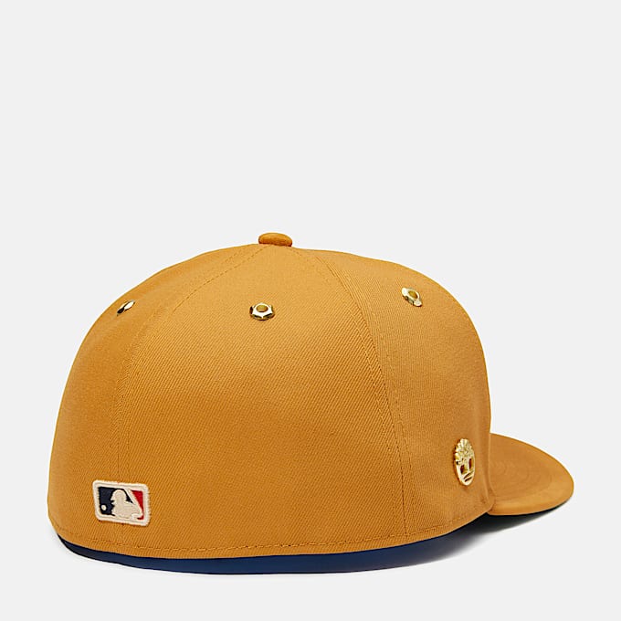 Timberland x New Era Dodgers Fitted Baseball Cap TBL Wheat Dodgers ALT1