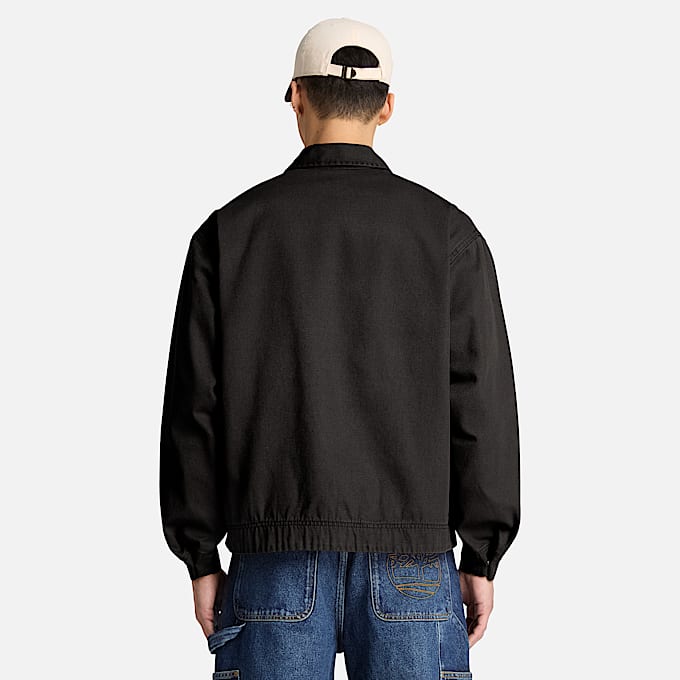 Mens Canvas Jacket TBL Black ALT8