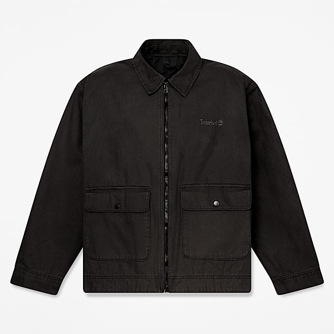 Mens Canvas Jacket TBL Black HERO