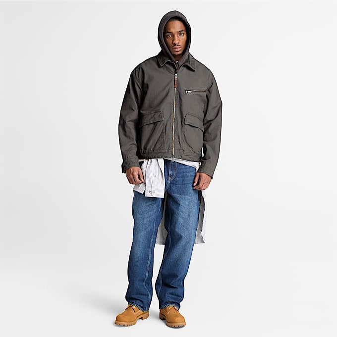Mens Strafford Canvas Jacket TBL Vintage Black ALT2