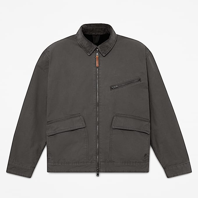 Mens Strafford Canvas Jacket TBL Vintage Black HERO