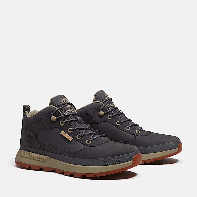 Chaussure sport Field Trekker pour hommes TBL Nubuck gris foncBrun mifonc ALT4