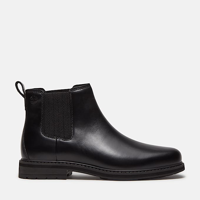 Mens Stormbucks Chelsea Boot TBL Black FullGrain HERO