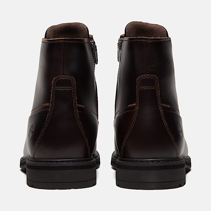 Botte impermable Stormbucks pour hommes TBL Cuir pleine fleur brun fonc ALT5