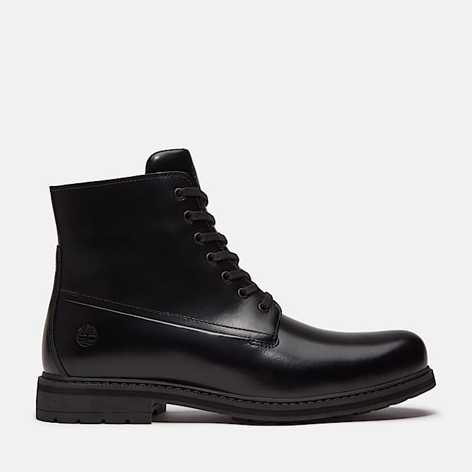 Mens Stormbucks Waterproof Boot TBL Black FullGrain HERO
