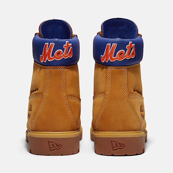 Botas impermeables Timberland Heritage de 6 pulgadas para Hombre TBL Nobuck color trigoazul mediorojo ALT5