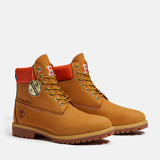 Mens Timberland x New Era Astros 6Inch Waterproof Boot TBL Wheat Astros ALT4