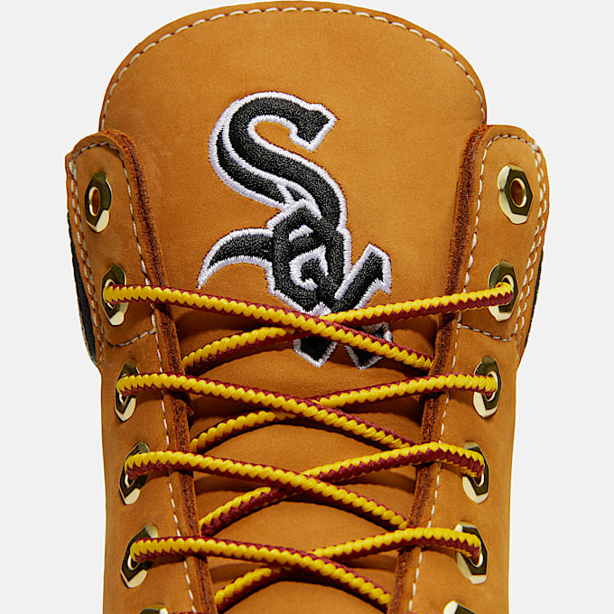 Mens Timberland x New Era White Sox 6Inch Waterproof Boot TBL Wheat White Sox ALT7