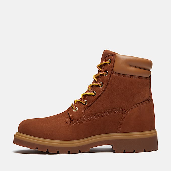 Womens Auburn Falls 6Inch Waterproof Boot TBL Rust Nubuck ALT6