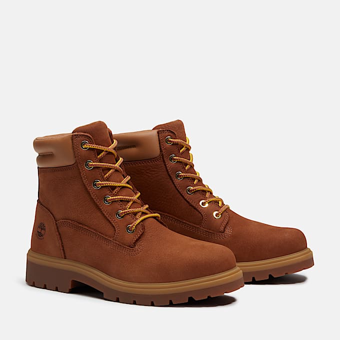Womens Auburn Falls 6Inch Waterproof Boot TBL Rust Nubuck ALT4