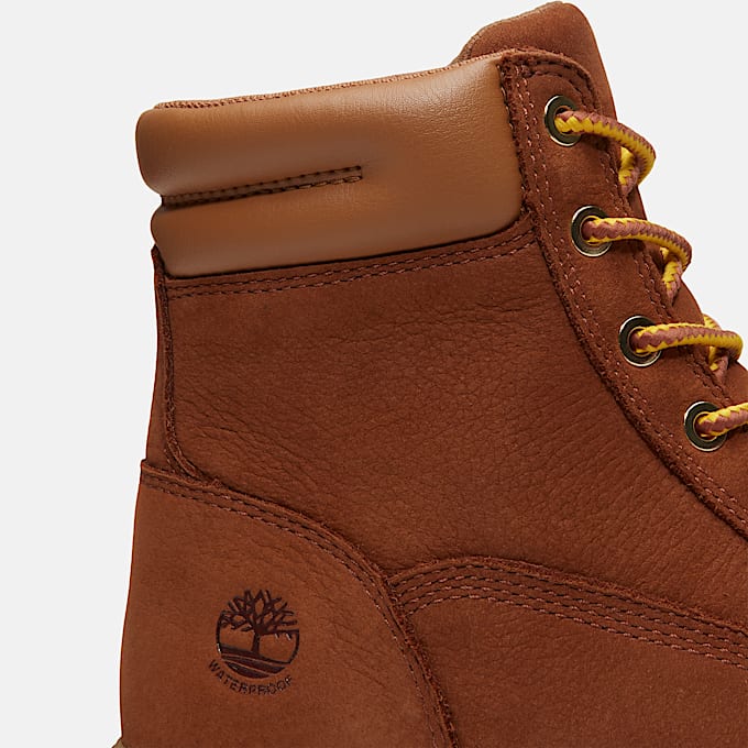 Womens Auburn Falls 6Inch Waterproof Boot TBL Rust Nubuck ALT7