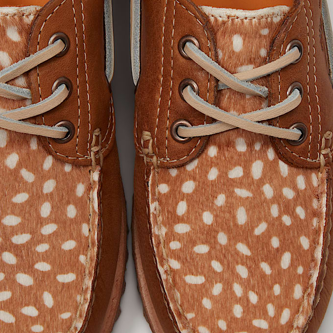 Zapatos nuticos Timberland Authentic de 3 ojales para Mujer TBL Piel de grano completo marrn medionatural ALT7