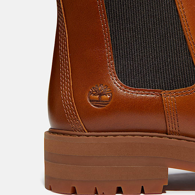 Womens Britton Drive Chelsea Boot TBL Medium Brown FullGrain ALT7