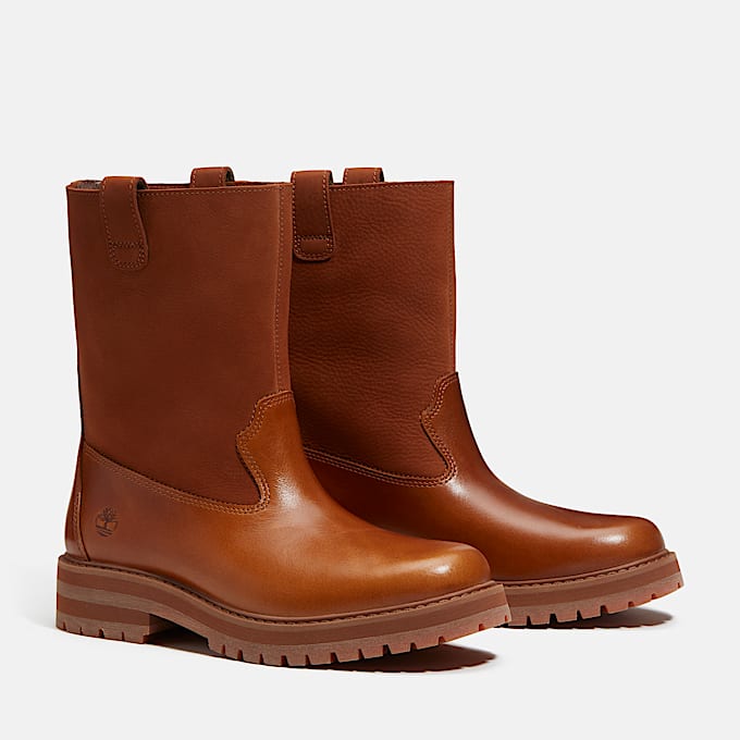 Womens Britton Drive PullOn Boot TBL Medium Brown FullGrain ALT4