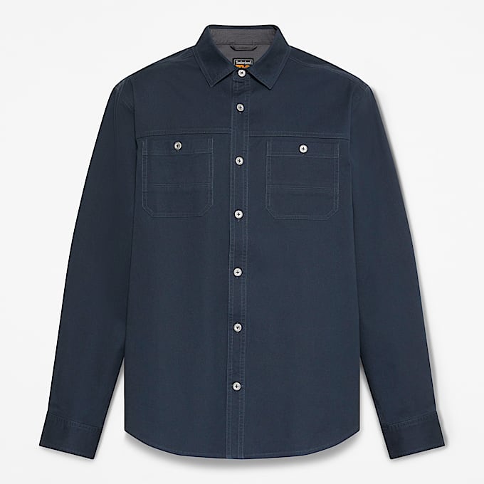 Mens Timberland PRO Stretch Twill Work Shirt TBL Carbon HERO