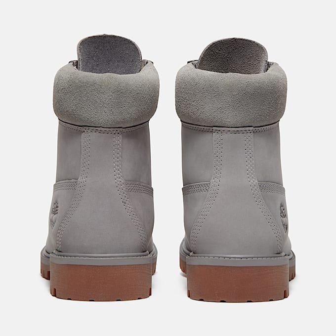 Mens Timberland Heritage 6Inch Waterproof Boot TBL Medium Greyout Nubuck ALT5