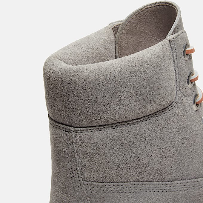 Womens Stone Street Platform 6Inch Boot TBL Medium Grey Suede ALT7