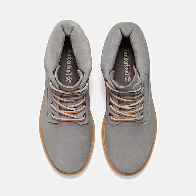 Womens Timberland Premium 6Inch Boot TBL Medium Grey Suede ALT2
