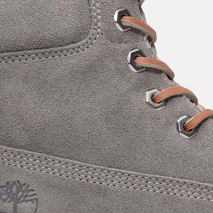 Womens Timberland Premium 6Inch Boot TBL Medium Grey Suede ALT7