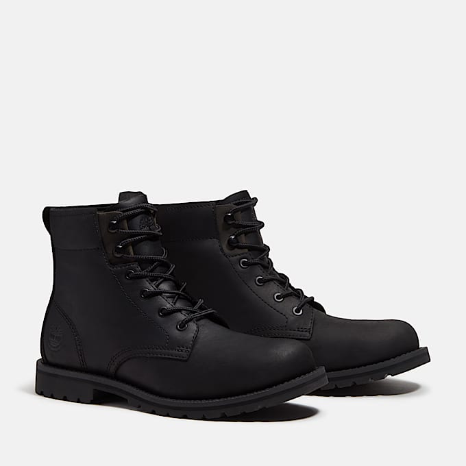 Mens Britton Mills Waterproof Boot TBL Blackout FullGrain ALT4