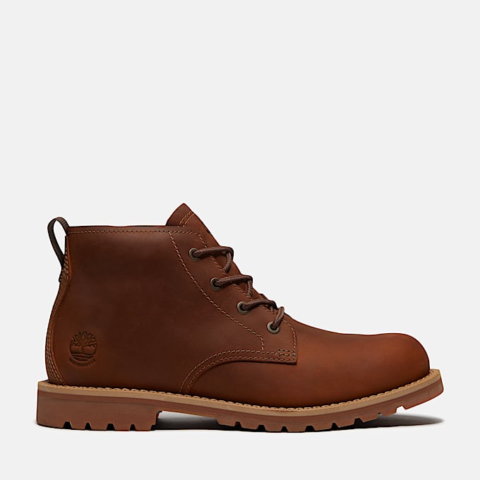 Mens Britton Falls Waterproof Chukka Boot TBL Medium Brown FullGrain HERO