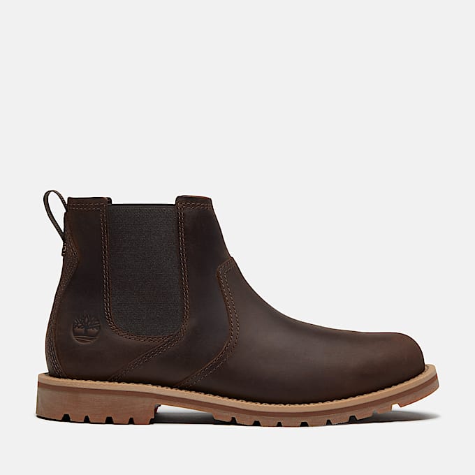 Mens Britton Falls Chelsea Boot TBL Dark Brown FullGrain HERO