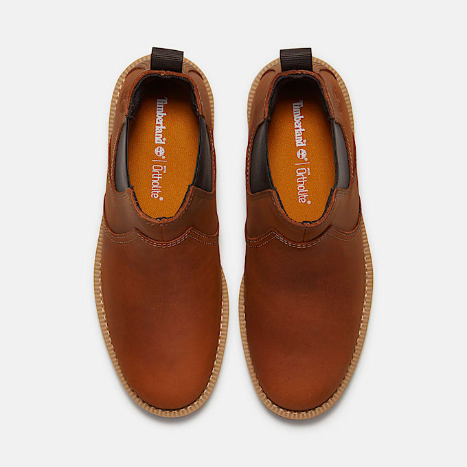 Botas Chelsea Britton Falls para Hombre TBL Piel de grano entero marrn medio ALT2