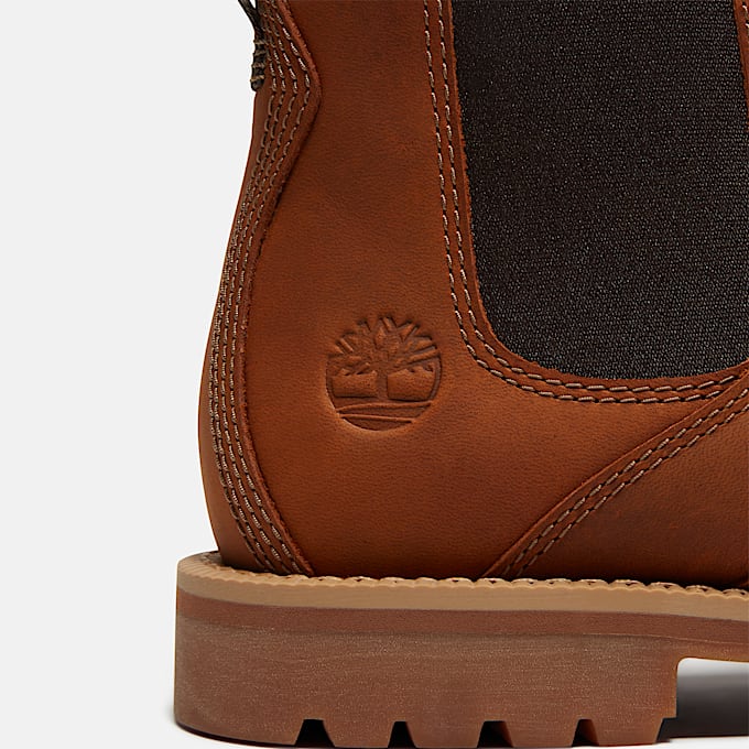 Botas Chelsea Britton Falls para Hombre TBL Piel de grano entero marrn medio ALT7
