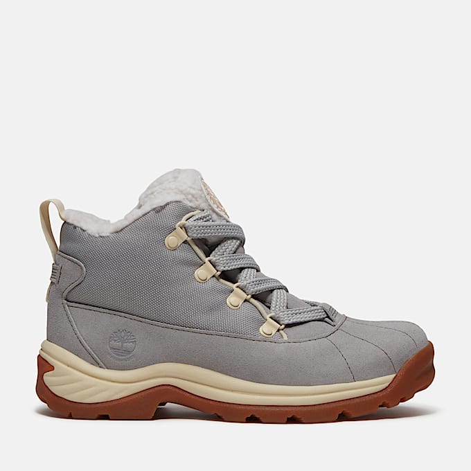 Botas impermeables White Ledge Mid para Mujer TBL Gamuza gris claro HERO