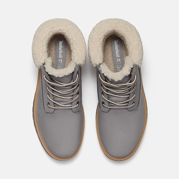 Womens Stone Street Platform WarmLined Waterproof Boot TBL Medium Grey Nubuck ALT2