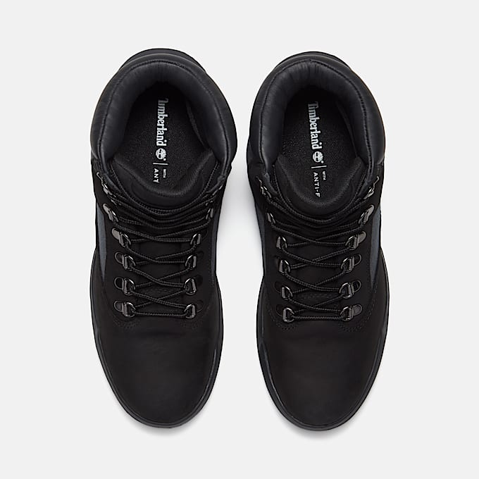 Mens ReEngineered Waterproof Mid Field Boot TBL Black Nubuck ALT2